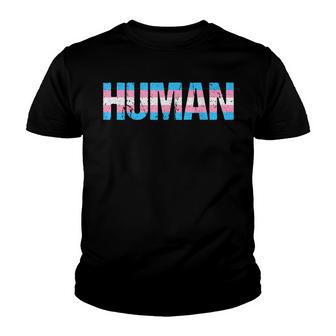 Human Trans Pride Month Lgbtq Lgbt Transgender Youth T-shirt - Thegiftio UK