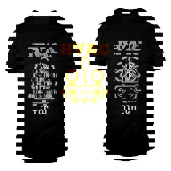 Hvac Tech Hvac Technician Ac Repairman Ac Installer Youth T-shirt | Mazezy