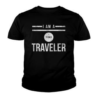 I Am A Time Traveler Youth T-shirt | Mazezy