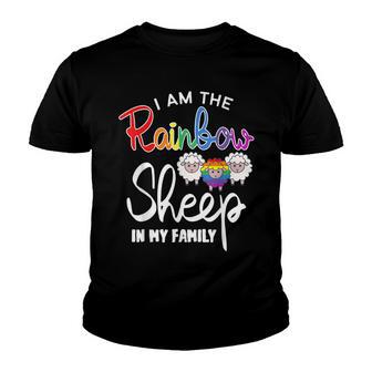 I Am The Rainbow Sheep Of My Family Lgbt Gay Pride Youth T-shirt - Thegiftio UK