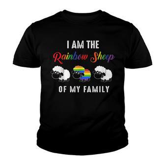 I Am The Rainbow Sheep Of The Family Lgbtq Pride Month Youth T-shirt - Thegiftio UK