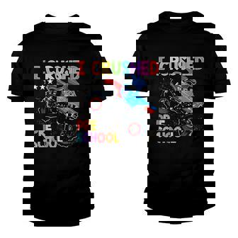 I Crushed Pre-School Monster Truck Graduation Gift Boys Youth T-shirt | Mazezy