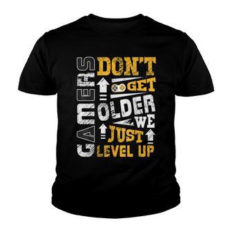 I Dont Get Older I Level Up V2 Youth T-shirt - Thegiftio UK
