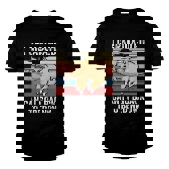 I Graduated Can I Go Back To Bed Now- Cute Graduation Youth T-shirt | Mazezy