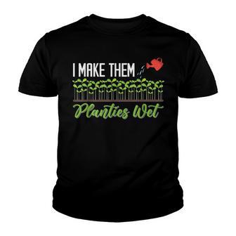 I Make Them Planties Wet Plant V2 Youth T-shirt - Thegiftio UK