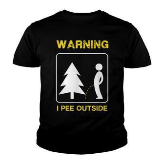 I Pee Outside T - Camping Youth T-shirt - Thegiftio UK