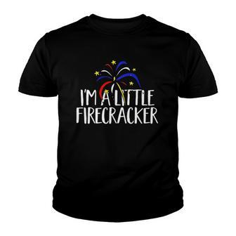 Im A Little Firecracker Patriotic 4Th Of July American Youth T-shirt | Mazezy