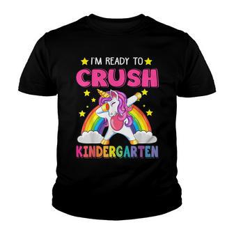 Im Ready To Crush Kindergarten Preschool Kids Unicorn Girls Youth T-shirt - Seseable