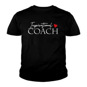 Inspirational Coach Red Heart Coach Team Youth T-shirt - Thegiftio UK