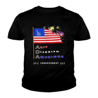 Its Independent Day Able Disabled American 4Th Of July Youth T-shirt - Thegiftio UK