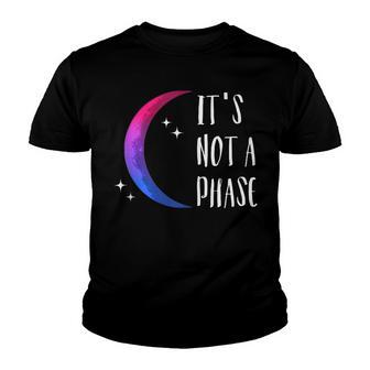 Its Not A Phase Lgbt Halfmoon Bisexual Youth T-shirt - Thegiftio UK