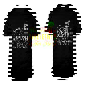 Its The Juneteenth For Me Free-Ish Since 1865 Independence Youth T-shirt | Mazezy