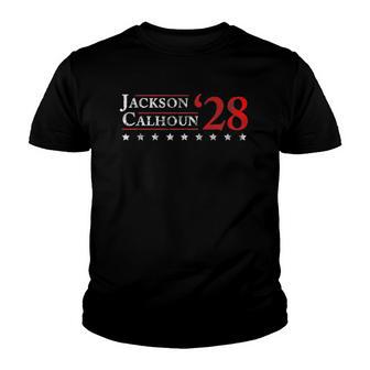 Jackson Calhoun 1828 Vintage Election 4Th Of July Gift Youth T-shirt - Thegiftio UK