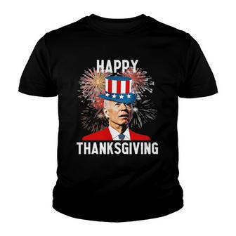 Joe Biden Thanksgiving For Funny 4Th Of July Youth T-shirt | Mazezy