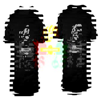 Junenth 18 65 African American Power Youth T-shirt | Mazezy