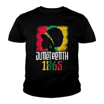 Juneteenth 1865 Outfit Women Emancipation Day June 19Th   Youth T-shirt