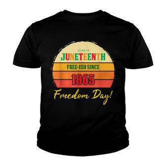 Juneteenth African American Freedom Black History June 19 V2 Youth T-shirt - Thegiftio UK