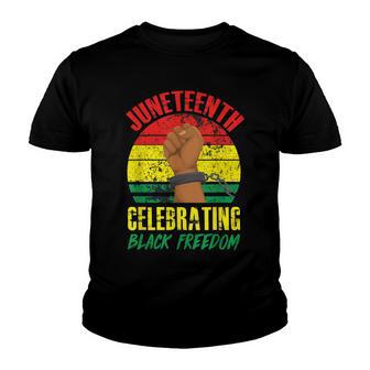 Juneteenth Celebrating Black Freedom 19 June Youth T-shirt - Thegiftio UK