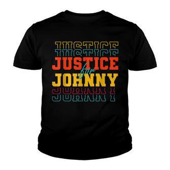 Justice For Johnny Retro Vintage Meme Classic For Mens Youth T-shirt - Thegiftio UK