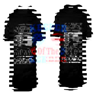Keeper Of The Gender 4Th Of July Baby Gender Reveal Youth T-shirt | Mazezy