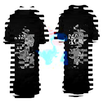 Kids Dinosaur Rawr Im 4 Years 4Th Birthdayrex Boys Gift Youth T-shirt | Mazezy