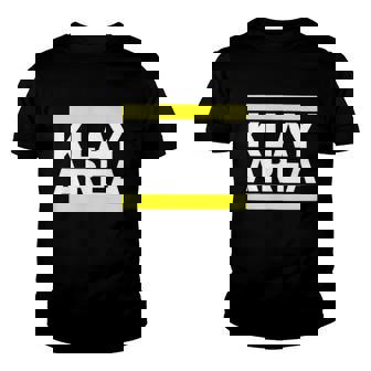 Klay Area Thompson Golden State Basketball Player Fan Youth T-shirt | Mazezy