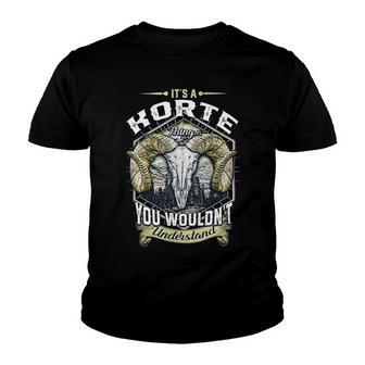 Korte Name Shirt Korte Family Name V3 Youth T-shirt - Monsterry CA