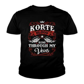 Korte Name Shirt Korte Family Name Youth T-shirt - Monsterry CA