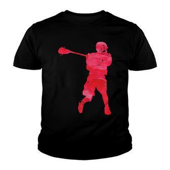 Lacrosse Player T Lax Sport Graphic Lacrosee Youth T-shirt - Thegiftio UK