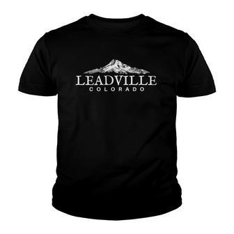 Leadville Colorado Mountain Town Co Tee Youth T-shirt | Mazezy