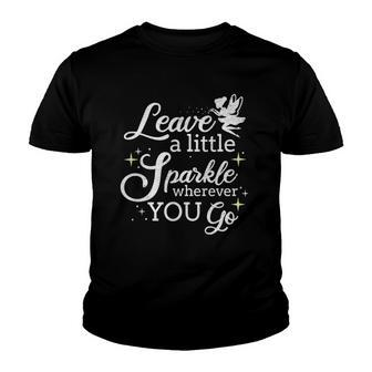 Leave A Little Sparkle Wherever You Go Vintage Youth T-shirt | Mazezy