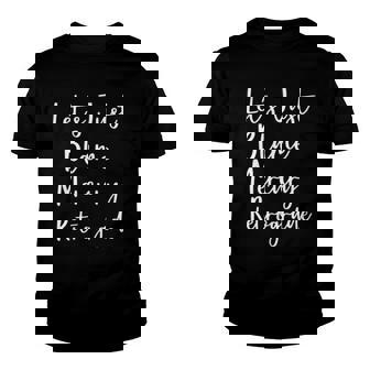 Lets Just Blame Mercury Retrograde Youth T-shirt | Mazezy