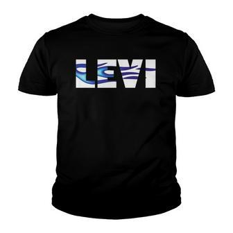 Levi Name Cool Auto Detailing Flames So Fast Youth T-shirt | Mazezy