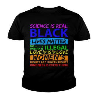 Lgbt Pride Love Is Love Kindness Black History Month Magic Youth T-shirt - Thegiftio UK