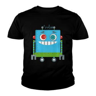 Lily And Emma By Eggroll Games Denki The Robot Youth T-shirt | Mazezy