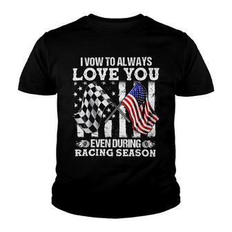 Love You During Racing Season Youth T-shirt | Favorety AU