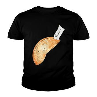 Lucky Fortune Cookie Whimsical Food Cartoon Youth T-shirt - Thegiftio UK