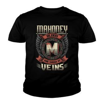 Mahoney Blood Run Through My Veins Name V6 Youth T-shirt - Seseable