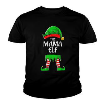 Mama Elf Matching Group Xmas Funny 510 Shirt Youth T-shirt | Favorety