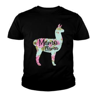 Mama Llama Floral V2 Youth T-shirt | Favorety UK