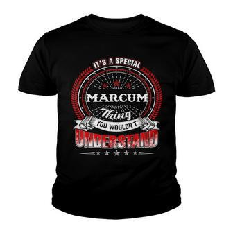 Marcum Shirt Family Crest Marcum T Shirt Marcum Clothing Marcum Tshirt Marcum Tshirt Gifts For The Marcum Youth T-shirt - Seseable