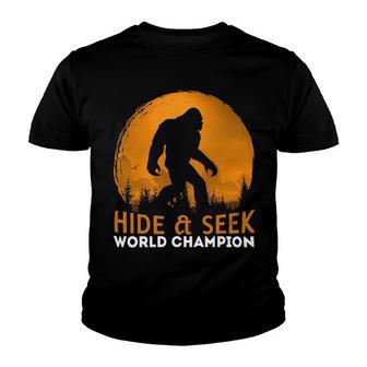 Market Trendz Bigfoot Hide And Seek Champion 405 Trending Shirt Youth T-shirt | Favorety AU