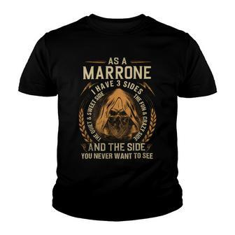 Marrone Name Shirt Marrone Family Name V4 Youth T-shirt - Monsterry DE