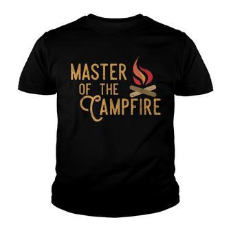 Master Of The Campfire Camping Youth T-shirt - Thegiftio UK