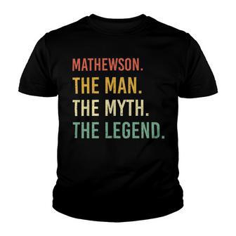 Mathewson Name Shirt Mathewson Family Name V3 Youth T-shirt - Monsterry UK