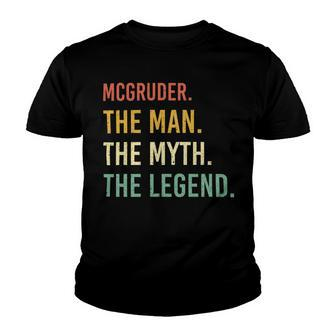 Mcgruder Name Shirt Mcgruder Family Name Youth T-shirt - Monsterry DE