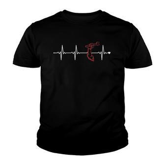 Mechanic Heartbeat Automotive Technician Auto Mechanic Youth T-shirt | Mazezy