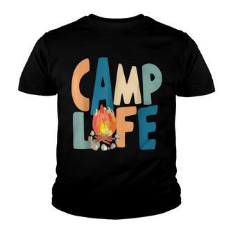 Men Women Boho Style Camp Life Summer Camp And Hiking Youth T-shirt - Thegiftio UK