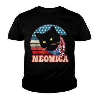 Meowica Patriotic Cat Youth T-shirt - Thegiftio UK