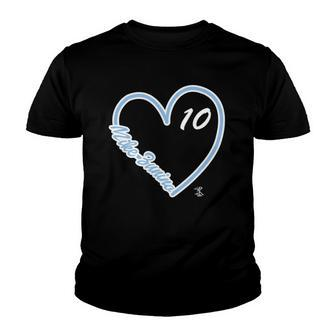 Mike Zunino Heart Script Gameday Youth T-shirt | Mazezy